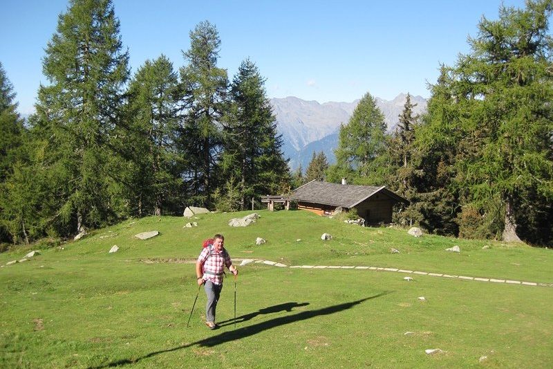 Hotel Langwies autunno a scena