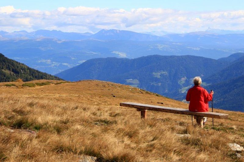 Amore per i sentieri in montagna